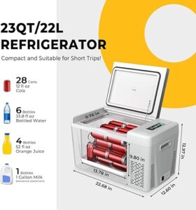 BougeRV 12 Volt Refrigerator alternate view