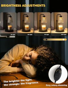 GODONLIF Candle Warmer Lamp with candles